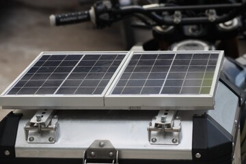 close up of panels