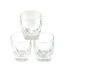 Cocktail Glass Collection - Small Shot. Isolated