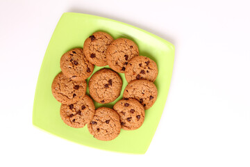 cookies on a plate