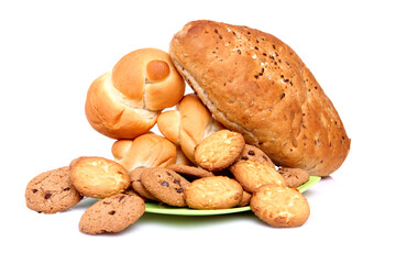 Various baking isolated on white background