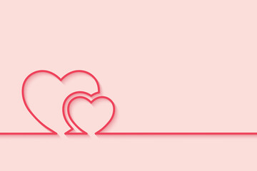 valentine's day love background template