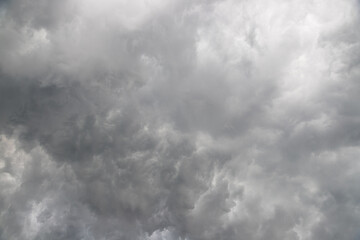 Black overcast clouds are about to rain