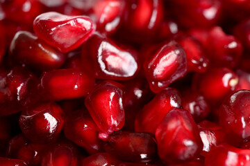 pomegranate seeds background