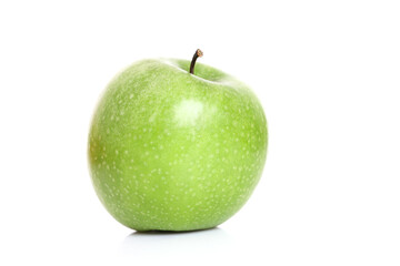 green apple isolated on white