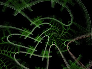 Imaginatory fractal background Image