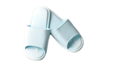 Blue casual slipper for putting