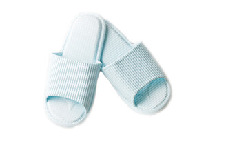 Blue casual slipper for putting