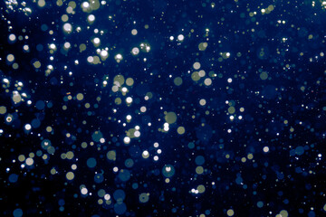 Abstract blue bokeh