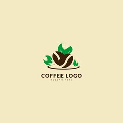 Coffee logotype. Minimalist coffee logo concept, fit for cafe, restaurant, packaging and coffee business. Illustration vector logo.