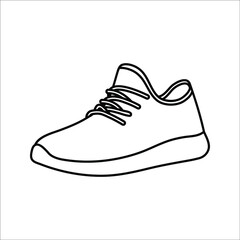 Shoe Icons on White Background. Vector illustration. color editable eps 10