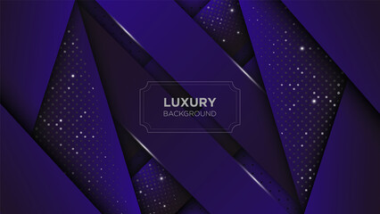 Luxury background combine with golden balls, halftone effect element