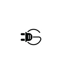 electric plug icon,vector best flat icon.