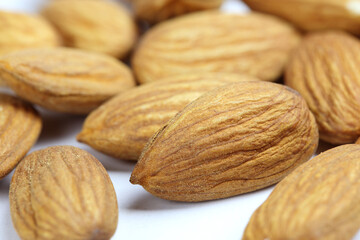 almonds close up