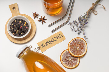 Kombucha bottle with 