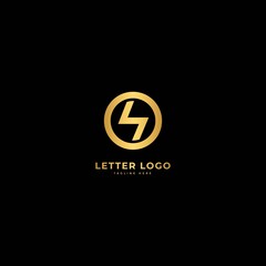 Letter O electricity. Elegant logotype vector. Minimalist logo concept