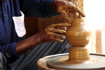 hands of a potter