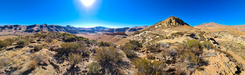 panorama of the mountains