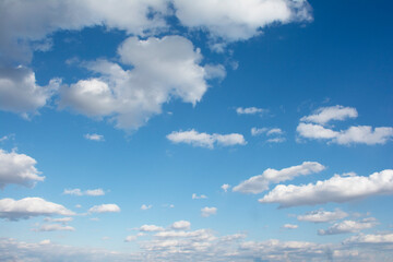 Blue sky with clouds