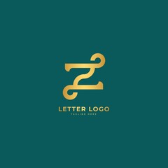 Letter Z. Elegant logotype vector. Minimalist logo concept