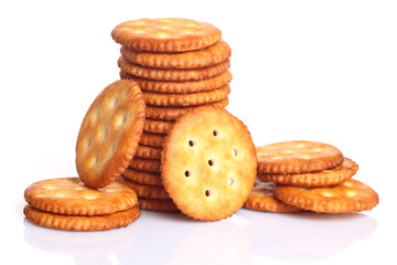 cookies on a white background