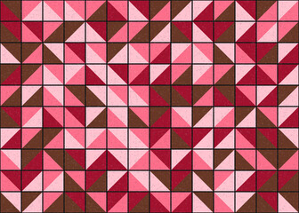 Abstract Geometric Pattern generative computational art illustration