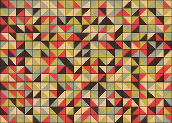 Abstract Geometric Pattern generative computational art illustration