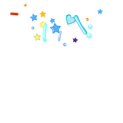 Sprinkles grainy. Cupcake donuts background.