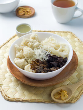 Tekwan is traditional food from indonesia Palembang