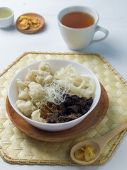 Tekwan is traditional food from indonesia Palembang