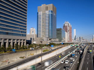 Fototapeta na wymiar 東京都　首都高湾岸線