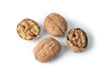Ripe walnuts