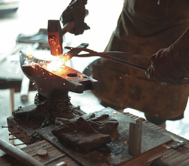 blacksmith at work