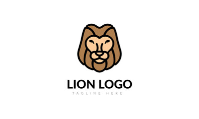 Lion Logo Design Template Vector