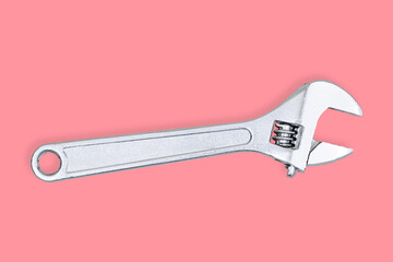 Adjustable metal wrench. Adjustable metal wrench for background banner, poster and much more.