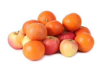Tropical ripe fruits. Isolated object on white background