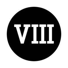 Roman numeral eight.