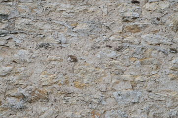 Old stone wall  closeup