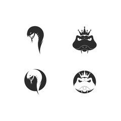Snake logo vector template