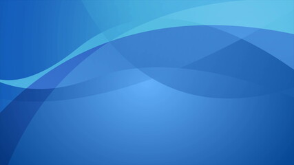 Abstract blue elegant waves background