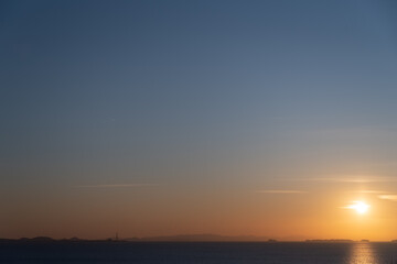 沈む夕日