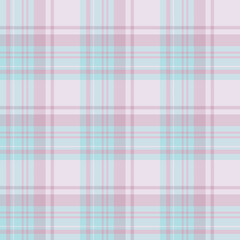 Seamless pattern in wonderful light pink and blue colors for plaid, fabric, textile, clothes, tablecloth and other things. Vector image.
