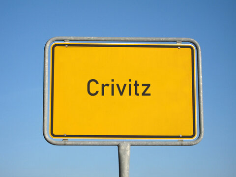 Ortsschild Crivitz