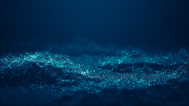 Abstract technology big data background concept.