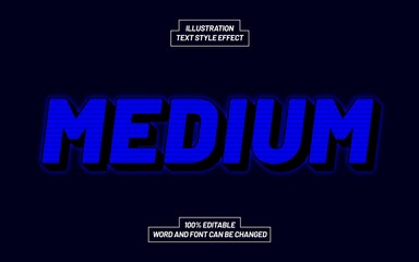 Medium Text Style Effect