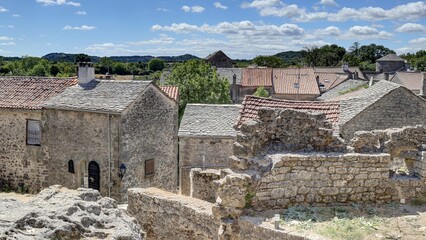 La Couvertoirade sur le plateau du Larzac
