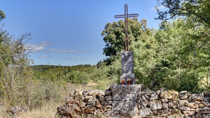 La Couvertoirade sur le plateau du Larzac
