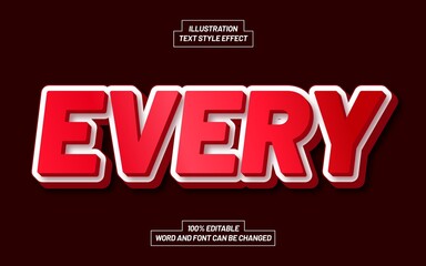 Every Text Style Effect