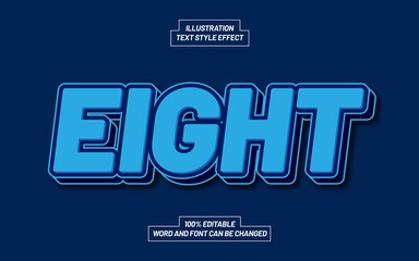 Eight Text Style Effect
