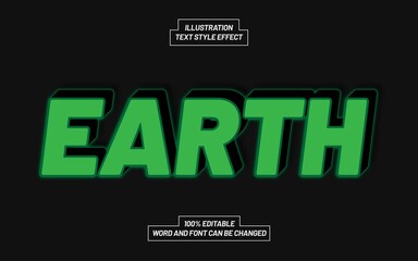 Earth Text Style Effect