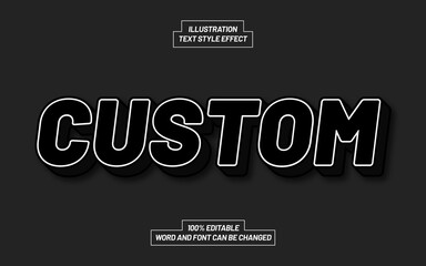 Custom Text Effect Style